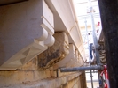 mise en place des modillons et corniches